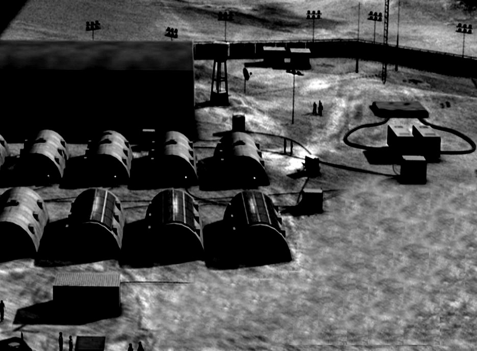 ACSZero Shield con baja firma térmica en imagen táctica de cámara infrarroja