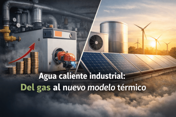 Agua caliente industrial
