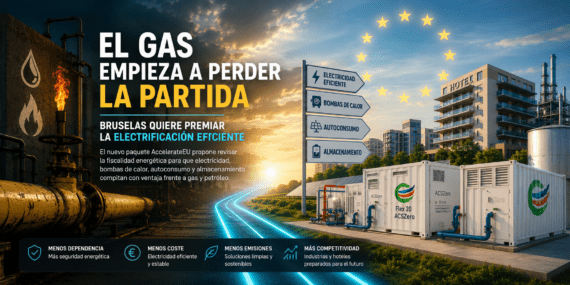 El gas empieza a perder la partida