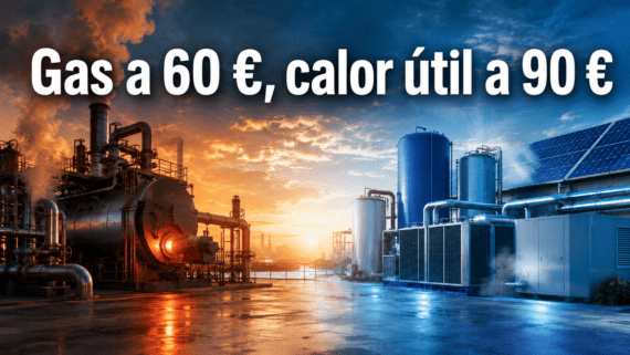 Gas a 60 € calor útil a 90 €